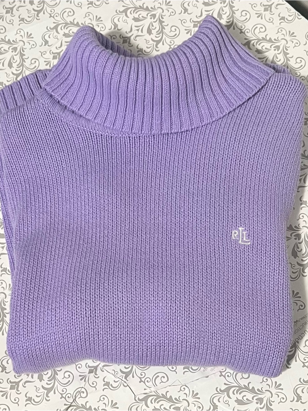 Ralph Lauren Lilac Turtleneck Sweater
